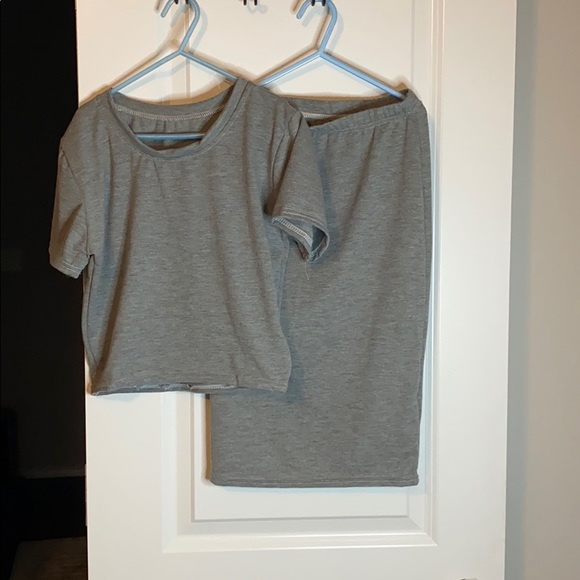 Other - 2 piece crop top and high waisted pencil skirt Other - 2 piece crop top and high waisted pencil skirt